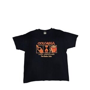 Colombia País Maravilloso San Andres Islas Graphic T-Shirt Size L